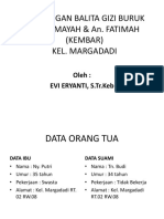 KUNJUNGAN BALITA GIZI BURUK BD - Evi