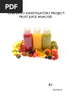 Analysis of Fruit and Vegetable Juices | PDF | Nutrients | Foods