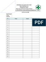 Daftar Hadir Pertemuan