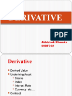 Derivative: Abhishek Khemka 09DF002