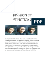 Division of Functions