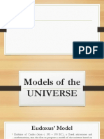 Models of The Universe