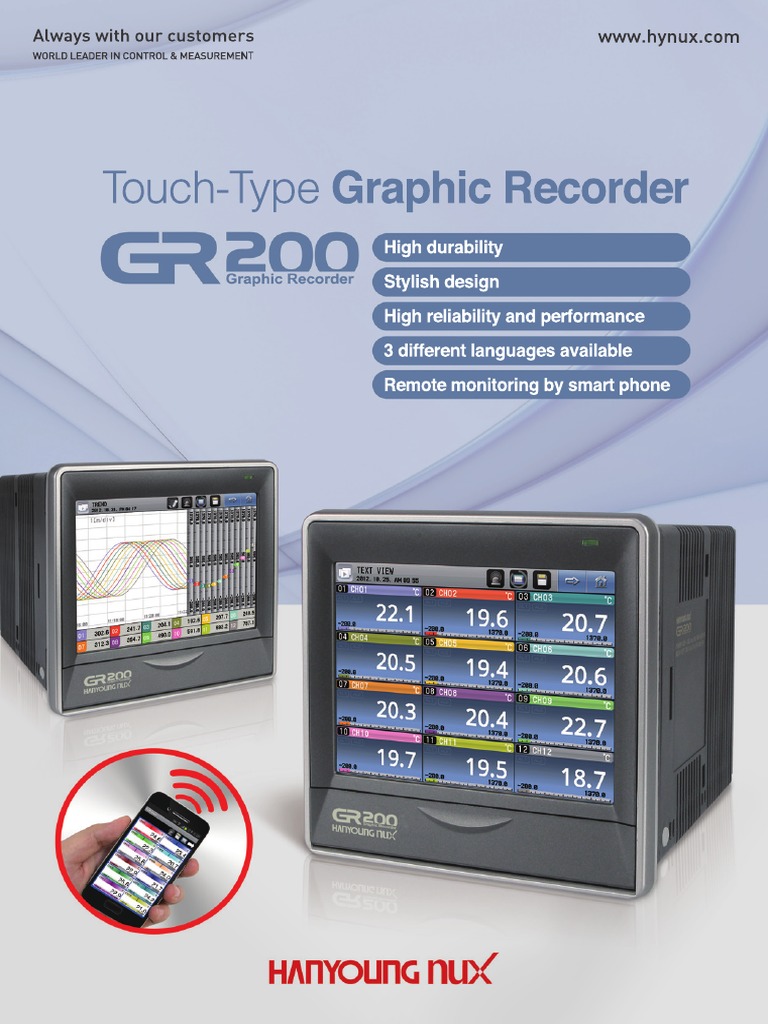 Touch-Type Graphic Recorder Overview | PDF | Thin Film Transistor ...