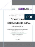 Čitanje Tehničke Dokumentacije - Metal