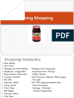 Vocabulary For Going-Shopping