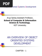 CH-1 (Oosd) - An Overview of Object Oriented Systems Development