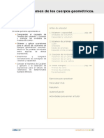 Volumen de Los Cuerpos Geométricos PDF