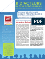 Cahier D'acteur Arc Express / Grand Huit