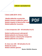 Descrierea Mediilor Geografice