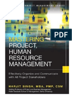 Mastering Project Human Resource Management PDF