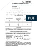 Microtec Graticule Calibration