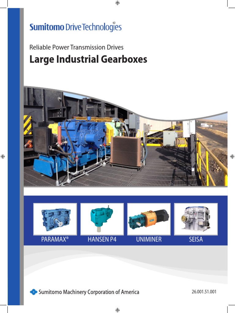 Large Industrial Gearbox Brochure PDF | PDF | Transmission (Mechanics ...