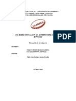 Monografia de La Conducta Sexual - Psicologia I Niquen y Tavara PDF