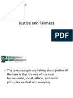 Justice and Fairness