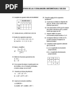 Repaso 1 Evaluacion 2º Eso