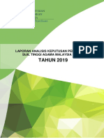 Laporan Analisis Keputusan Peperiksaan Sijil Tinggi Agama Malaysia Stam Tahun 2019 Kementerian Pendidikan Malaysia - Lembaga Peperiksaan