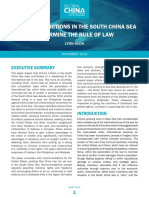 How China's Actions in The South China Sea Undermine The Rule of Law