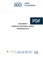 Comite de Convivencia REGLAMENTO - LABORAL PDF