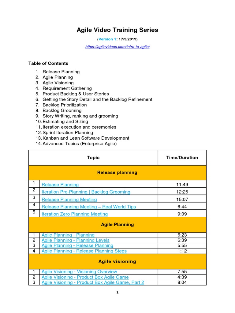 Agile Training for Professionals | PDF | Agile Software Development ...