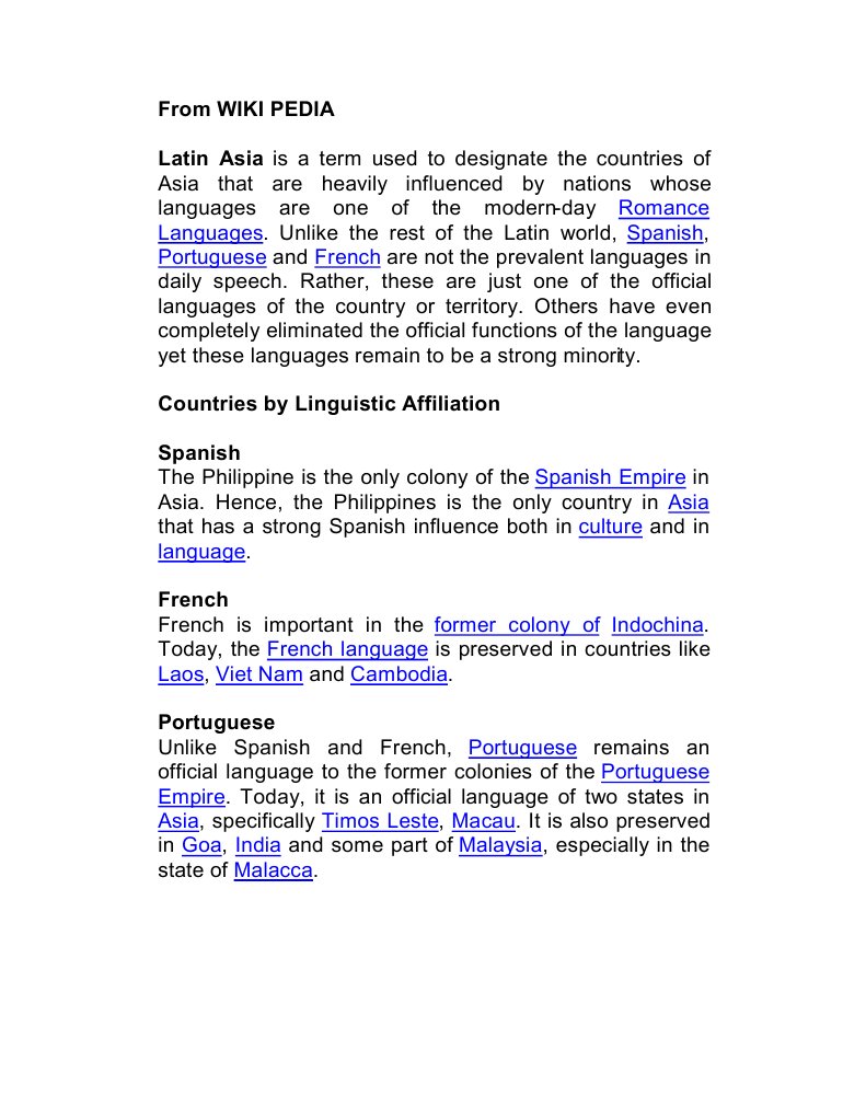 Latin Asia | PDF | Language Arts & Discipline