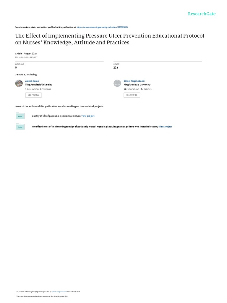 Pressure Ulcer Prevention Protocol for Nurses | PDF | Nursing | Health Care