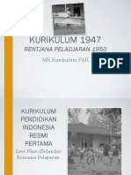 Kurikulum 1947