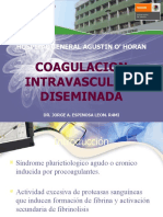 Coagulacion Intravascular Diseminada: Hospital General Agustin O' Horan