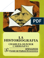 Charles-Olivier Carbonell - La Historiografía-Fondo de Cultura Económica (1986)