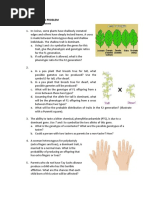 Mendellian Genetics Exercise