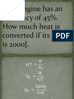 Heat Engine Questions