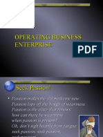 Operating Business Enterprise