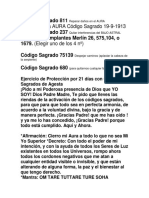 Código Sagrado 811 Reparar daños en el AURA