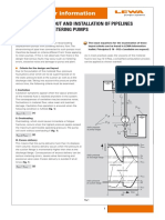 Customer pipe design and pulsation guidelines