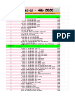 Lista de Precios - Año 20 20 - Libros Impresos PDF