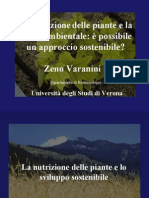 Zeno Varanini, Presentazione Seminario Agricoltura e Ambiente