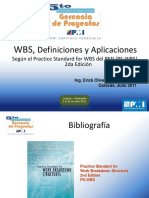 WBS Definición - Caracteristicas - Ejemplos