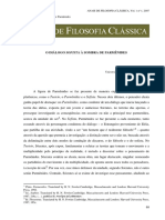 O Diálogo Sofista À Sombra de Parmênides PDF