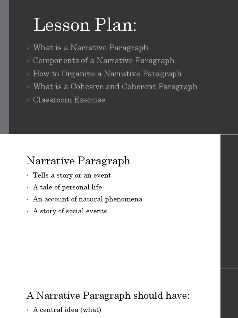 Narrative Paragraph Writing Guide | PDF | Mariner Program | Narrative