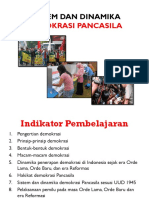 SISTEM DAN DINAMIKA DEMOKRASI PANCASILA