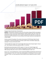 Program Sejuta Rumah Jokowi Capai 121 Juta Unit PDF