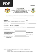 Borang Menggunakan Kenderaan Sendiri | PDF