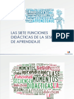 Las 7 Funciones Didacticas de La Sesion de Aprendizaje