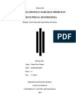 EUTHANASIA DITINJAU DARI SEGI MEDIS DAN HUKUM PIDANA DI INDONESIA (Makalah Hk. Kesehatan)