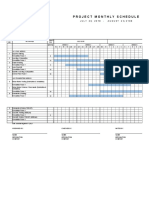 Project Schedule Structural