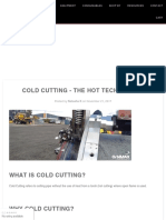 Cold Cutting - The Hot Technology - SFI Orbimax PDF