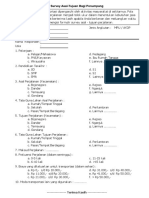 Form Survey Penumpang