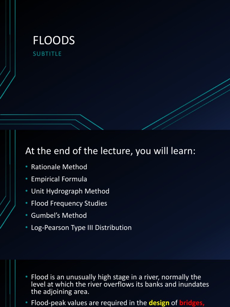 Chapter 7 - Floods | PDF | Flood | Drainage Basin