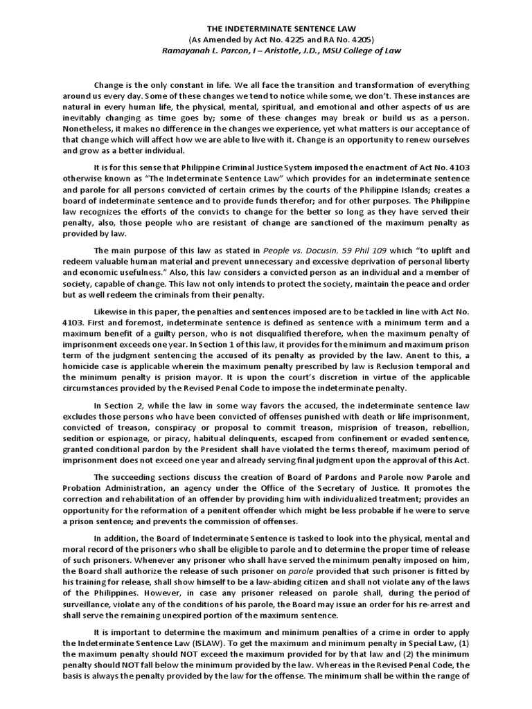 Pros of indeterminate sentencing image