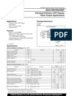 PNP/NPN Epitaxial Planar Silicon Transistors for Video Output