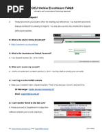 Online Enrollment Q&A